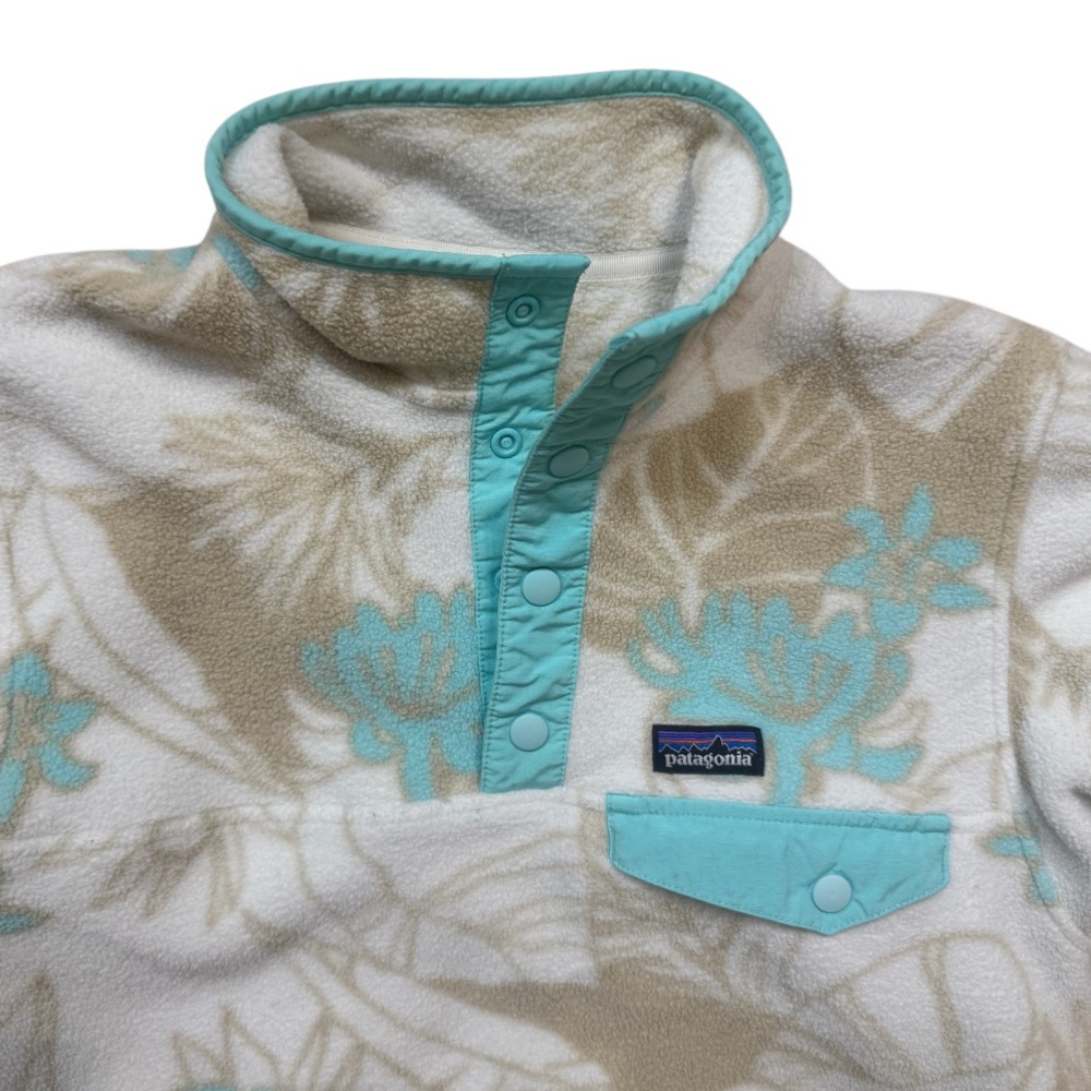 PATAGONIA SYNCHILLA girl’s fleece pullover jacket size 12 - Picture 5 of 12